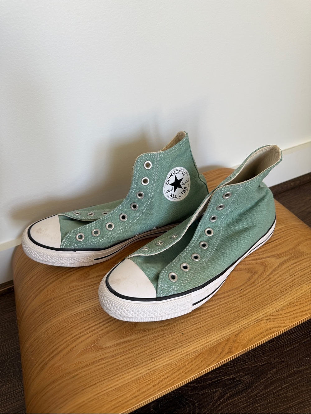 Converse Chuck Taylor High Top Sneakers in Mint Green